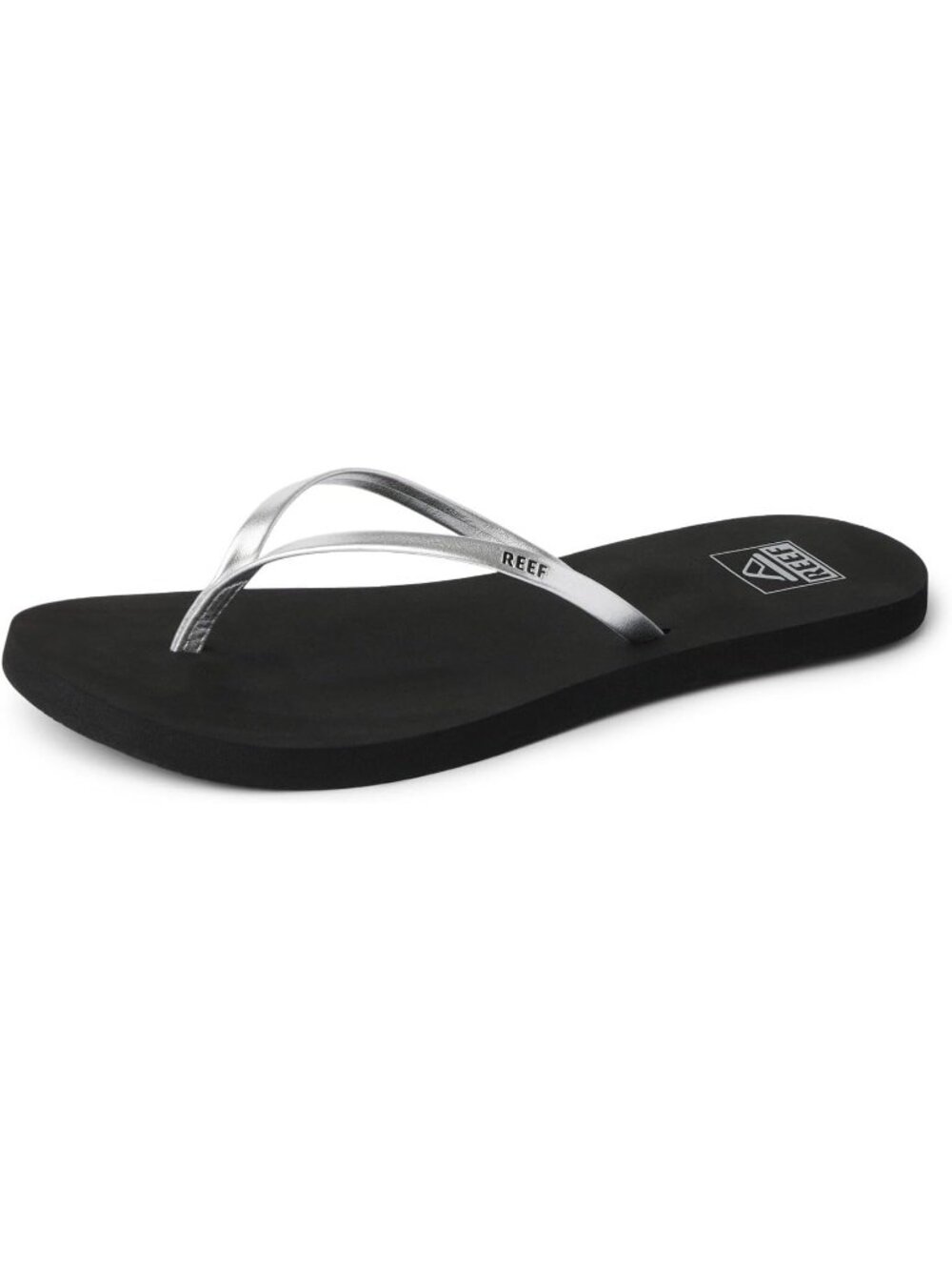 Women's Silver Polyurethane Bliss Nights Flip Flop Sandals Thong Shoes Casual